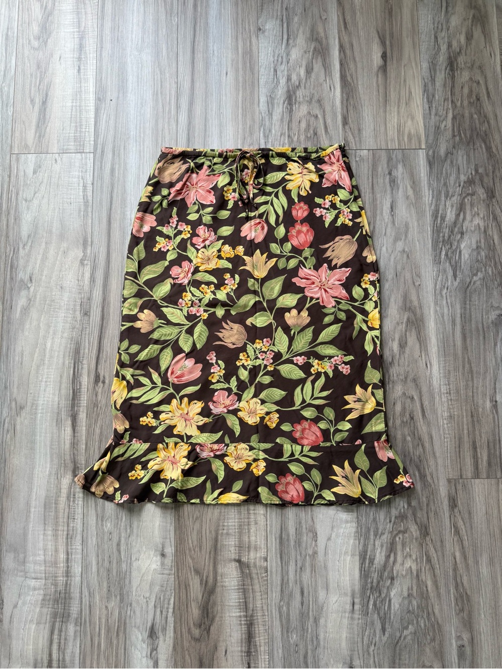 Vintage Y2K Gap Floral Midi Skirt
